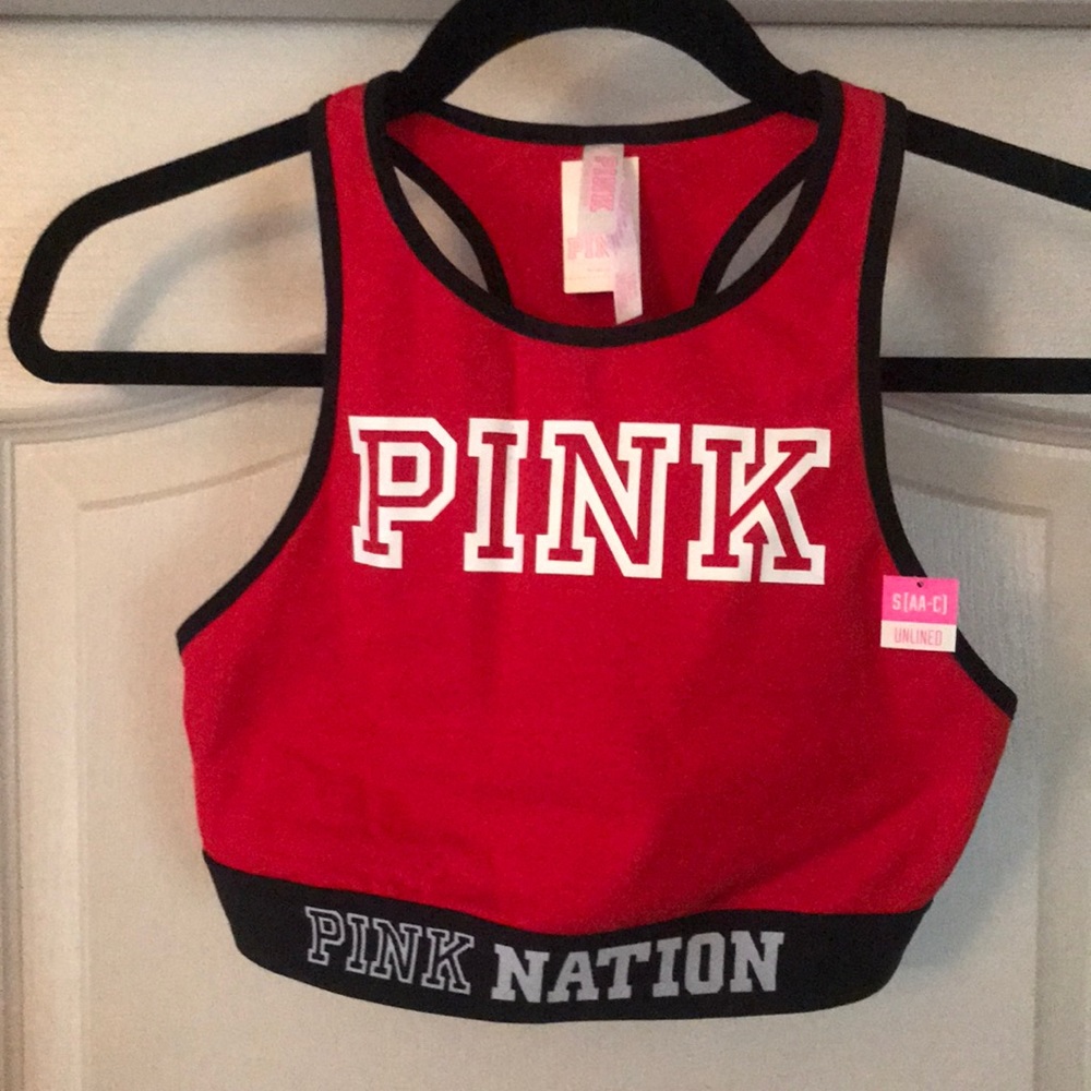 NWT Victoria’s Secret Sports Bra Top PINK